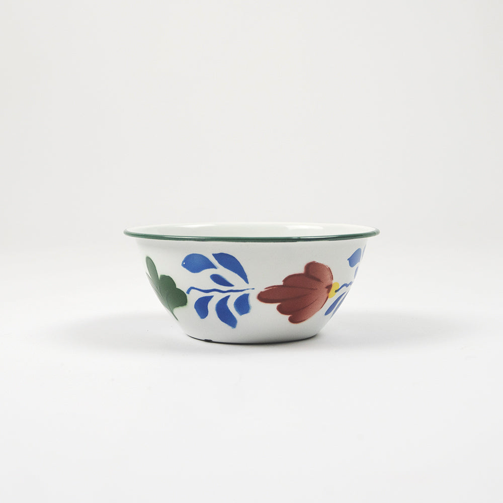 BOERENBONT LOOK-A-LIKE CHINESE ENAMEL FLOWER BOWL