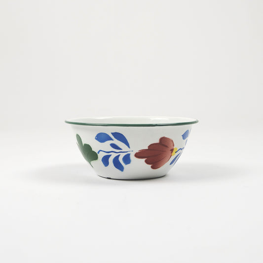 BOERENBONT LOOK-A-LIKE CHINESE ENAMEL FLOWER BOWL