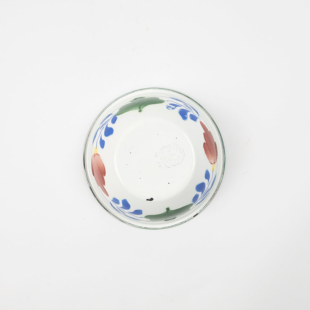 BOERENBONT LOOK-A-LIKE CHINESE ENAMEL FLOWER BOWL