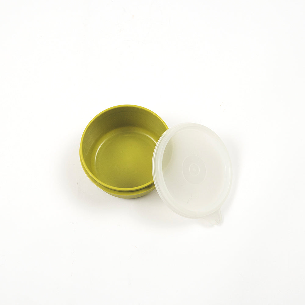 GREEN TUPPERWARE CONTAINER